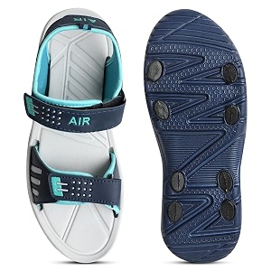 STYLISH and comfortable sandals for men GREY-ORANGE