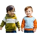 Stylish Kids Sweatshirt Pack of 2 KL-SW43SKYOR-SW54LMWH