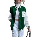 Stylish Long Sleeve Letterman Varsity Jacket for