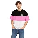 Stylish Men Color Block Oversized Half Sleeve