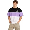 Stylish Men Color Block Oversized Half Sleeve