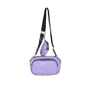 donicy womens messenger bag  purple