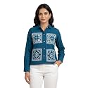 Stylish Women39s Embroidered Shirts Geometric Pattern