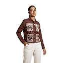 Stylish Women39s Embroidered Shirts Geometric Pattern