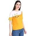 Stylish Women Printed T-Shirt Cotton Blend