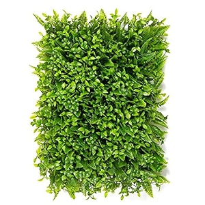 stylishwalls artificial wall grass for home decoration 10 pcs i grass mat for wall i vertical garden artificial wall plants natural green 60cm x 40cm x 8cm pack of 10