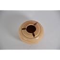 Stylist Ashtray Premium & Stylist Brass Ash Tray (8 CM - Stylist Wood Ashtray)