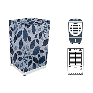 stylista cooler cover compatible for bajaj 480114 95 liter medium tower cooler ditzy pattern grey base