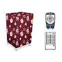 Stylista Cooler Cover Compatible for Bajaj 480114 95 Liter Medium Tower Cooler Floral Pattern Red