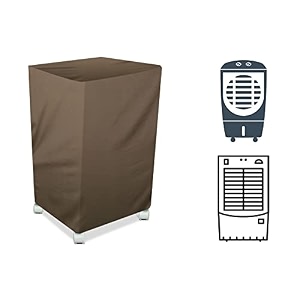 stylista cooler cover compatible for bajaj dc 2050 dlx 70 liter medium tower cooler beige color