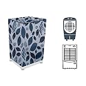 Stylista Cooler Cover Compatible for Bajaj DC2015 ICON 43 Liter Medium Tower Cooler Ditzy Pattern Grey Base