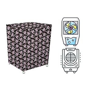 stylista cooler cover compatible for bajaj px 100dc 43 liter desert cooler floral pattern multicolor
