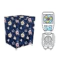 Stylista Cooler Cover Compatible for Bajaj PX 100DC 43 Liter Desert Cooler Floral Pattern Blue