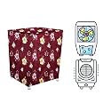 Stylista Cooler Cover Compatible for Bajaj PX 100DC 43 Liter Desert Cooler Floral Pattern Red