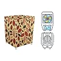 Stylista Cooler Cover Compatible for Bajaj PX 100DC 43 Liter Desert Cooler Ditzy Pattern Yellow Base
