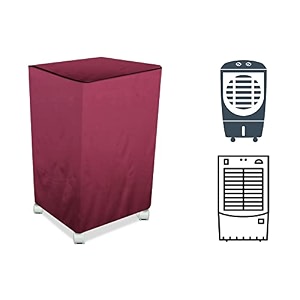 stylista cooler cover compatible for bajaj tc2007 37 liter medium tower cooler maroon color