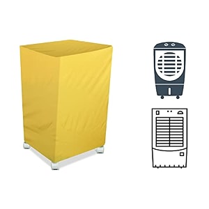 stylista cooler cover compatible for bajaj tc2007 37 liter medium tower cooler yellow color
