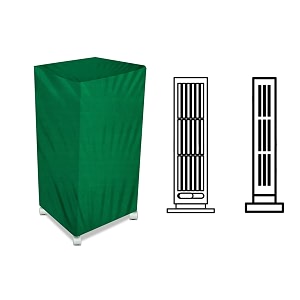 stylista cooler cover compatible for bajaj tc2008 26 liter tower cooler green color