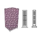 Stylista Cooler Cover Compatible for Bajaj TMH12 12 Liter Tower Cooler Floral Pattern Purple