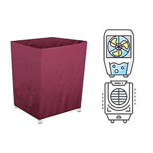 stylista cooler cover compatible for crompton optimus 65i 65 liter desert cooler maroon color