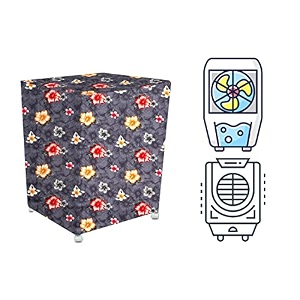stylista cooler cover compatible for hindware snowcrest i-fold 90 liter desert cooler floral grey