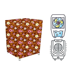 stylista cooler cover compatible for hindware snowcrest i-fold 90 liter desert cooler floral yellow