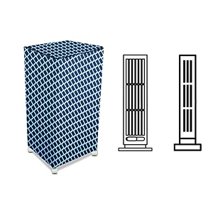 stylista cooler cover compatible for hindware snowcrest 42-ht 42 liter tower cooler check blue