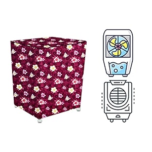 stylista cooler cover compatible for hindware snowcrest 100 liter desert cooler floral red