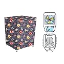 Stylista Cooler Cover Compatible for Hindware Snowcrest i-Fold 90 Liter Desert Cooler Floral Grey