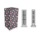 Stylista Cooler Cover Compatible for Hindware Snowcrest 42-HT 42 Liter Tower Cooler Floral Grey