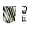 Stylista Cooler Cover Compatible for Hindware Snowcrest 23 Liter Medium Tower Cooler Check Coffee