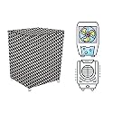 Stylista Cooler Cover Compatible for Hindware Snowcrest Fascino 60 Liter Desert Cooler Check Grey