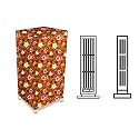 Stylista Cooler Cover Compatible for Hindware Snowcrest 42-HT 42 Liter Tower Cooler Floral Yellow