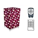 Stylista Cooler Cover Compatible for Hindware Snowcrest 23 Liter Medium Tower Cooler Floral Red