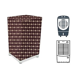 stylista cooler cover compatible for orient electric cd7003h 70 liter medium tower cooler floral pattern brown
