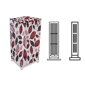 stylista cooler cover compatible for orient electric arista ct5402h 54 liter tower cooler ditzy pattern offwhite base