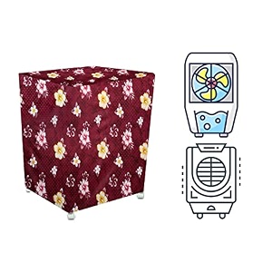 stylista cooler cover compatible for orient electric cd8501h 85 liter desert cooler floral pattern red