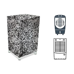 stylista cooler cover compatible for orient electric cd7003h 70 liter medium tower cooler floral pattern black