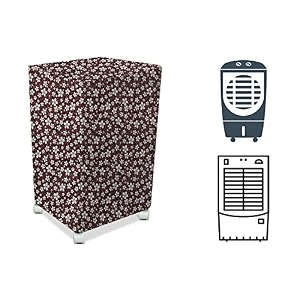 stylista cooler cover compatible for orient electric ocean air trendy cd7004hr 70 liter medium tower cooler floral pattern brown