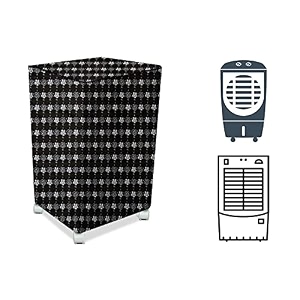 stylista cooler cover compatible for orient electric cp2002h 20 liter medium tower cooler floral pattern black