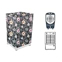 Stylista Cooler Cover Compatible for Orient Electric Aeroquid CP1701H 17 Liter Medium Tower Cooler Floral Pattern Grey