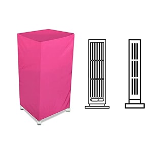 stylista cooler cover compatible for symphony diet 3d 40 liter tower cooler pink color