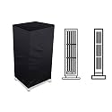 Stylista cooler cover compatible for Symphony Diet 12 12 Liter Tower Cooler Black Color