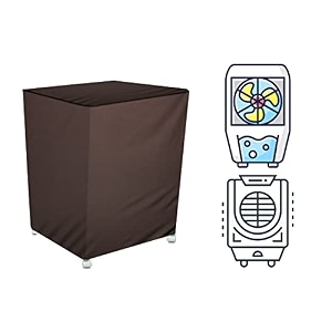 stylista cooler cover compatible for symphony storm 70i 70 liter desert cooler coffee color