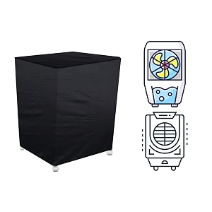 stylista cooler cover compatible for symphony winter 80 xl 80 liter desert cooler black color