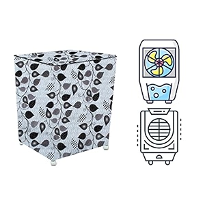 stylista cooler cover compatible for voltas jetmax 70 liter desert cooler petals pattern grey