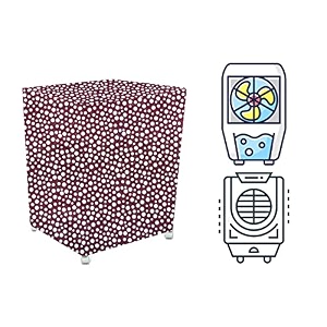 stylista cooler cover compatible for voltas jetmax 70 liter desert cooler polka dot pattern pink