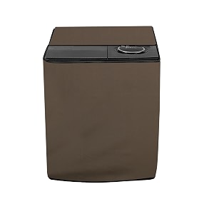 stylista polyester washing machine cover compatible for samsung 75 kg semi-automatic top loading wt75b3200lltl beige