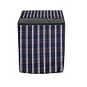 Stylista Polyester Washing Machine Cover Compatible for Samsung 7 Kg Semi-Automatic Top Loading WT70M3200HL/TL, Checkered Pattern Black &amp; White