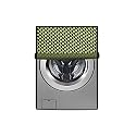 Stylista Polyester Washing Machine Cover Compatible for LG 7 KG Fully-Automatic Front Loading FHM1207SDM, Check Military